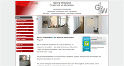 Desktop Screenshot of hautarzt-wiegand.de